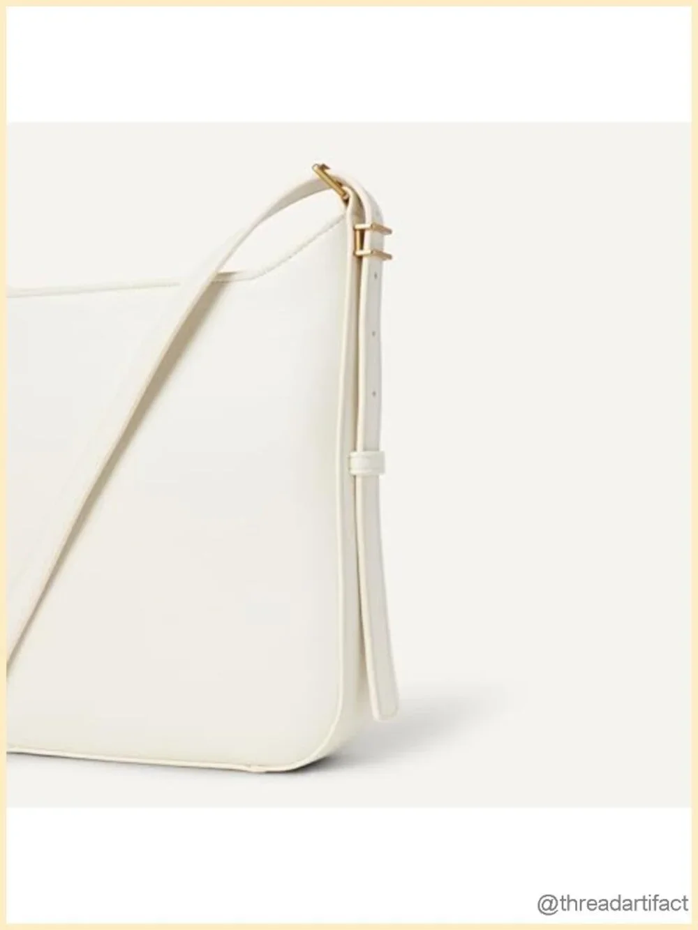 Faux Leather Slim Crossbody Bag with Adjustable Strap